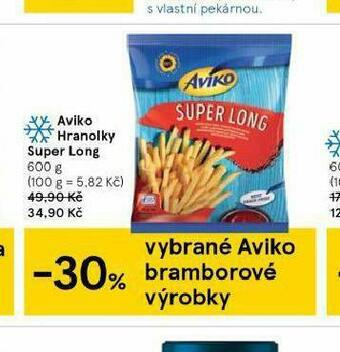 Tesco Aviko hranolky super long nabídka