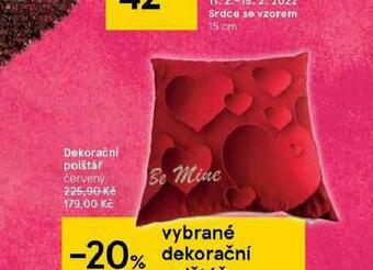 Tesco Dekorační polštář nabídka