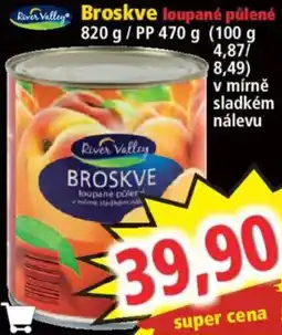 Norma Broskve loupané půlené nabídka