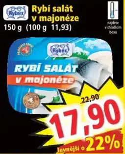 Norma Rybex rybí salát v majonéze nabídka