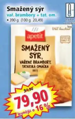 Norma apetit smažený sýr nabídka