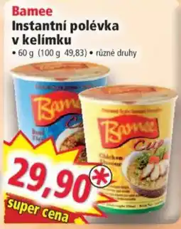 Norma Bamee instantní polévka v kelímku nabídka