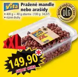 Norma Vita pražené mandle nebo arašidy nabídka