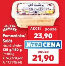 Kaufland Jarmark pomazánka/salát nabídka