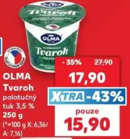 Kaufland Olma tvaroh polotučný nabídka