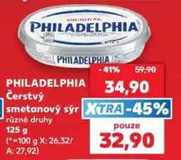Kaufland philadelphia čerstvý smetanový sýr nabídka