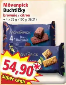 Norma Mövenpick buchtičky brownie / citron nabídka