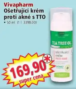 Norma Vivapharm ošetřující krém proti akné s TTO nabídka