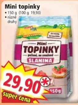 Norma Vita mini topinky slanina nabídka
