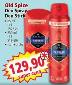 Norma Old Spice Deo Spray Deo Stick nabídka