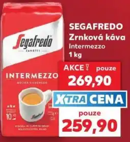 Kaufland Segafredo zrnková káva intermezzo nabídka