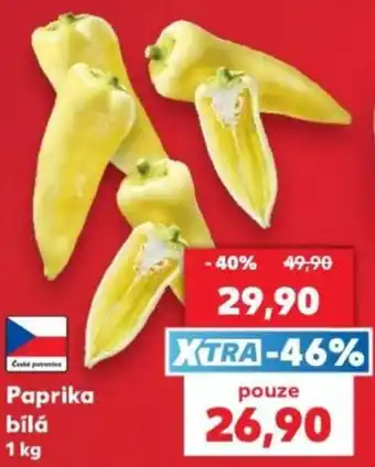 Kaufland Paprika bílá nabídka