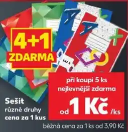 Kaufland Sešit nabídka