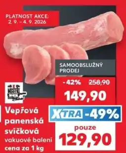 Kaufland Mostní vepřová panenská svíčková nabídka