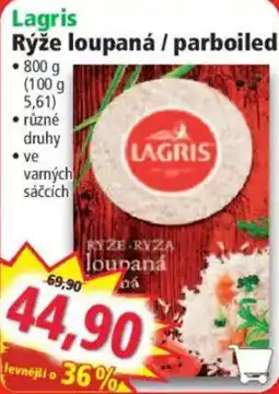 Norma Lagris ryže loupaná nabídka