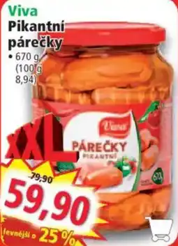 Norma Viva pikantní párečky nabídka