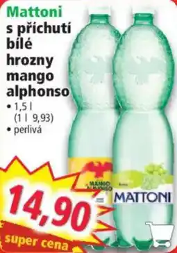 Norma Mattoni s příchutí bílé hrozny mango alphonso nabídka