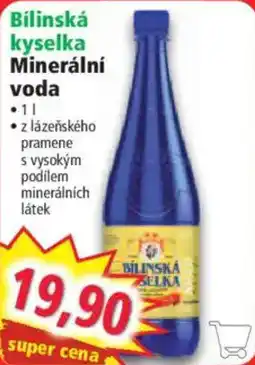 Norma Bilinská kyselka Minerální voda nabídka