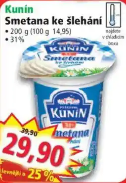 Norma Kunin smetana ke šlehání nabídka