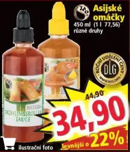 Norma Asijské omáčky nabídka