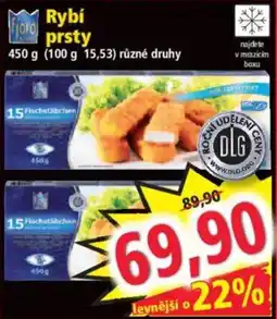 Norma Fioro rybí prsty nabídka