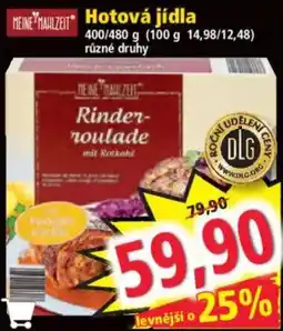 Norma Meine Mahlzeit Rinderroulade mit Rotkohl nabídka