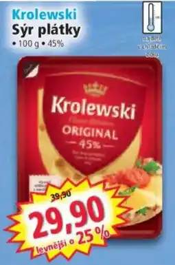Norma Krolewski sýr plátky nabídka