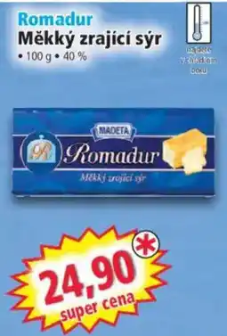 Norma Madeta romadur měkký zrající sýr nabídka