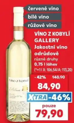 Kaufland Gallery vino nabídka