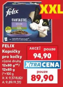 Kaufland Felix kapsičky pro kočky nabídka