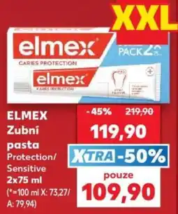 Kaufland Elmex zubní pasta protection/sensitive nabídka