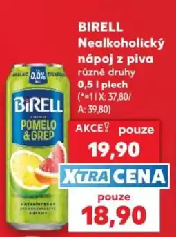 Kaufland Birell nealkoholický nápoj z piva nabídka
