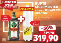 Kaufland Jägermeister Schweppes nabídka