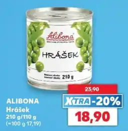Kaufland Alibona Hrášek nabídka