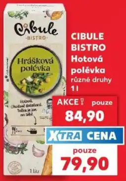 Kaufland Cibule Bistro Hrášková polévka nabídka