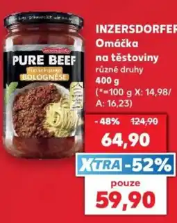 Kaufland Inzersdorfer omáčka na těstoviny nabídka