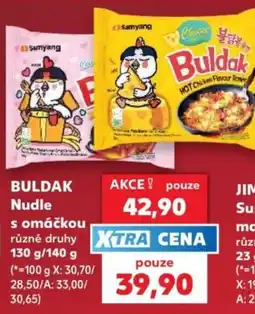 Kaufland Samyang Buldak Nudle s omáčkou nabídka