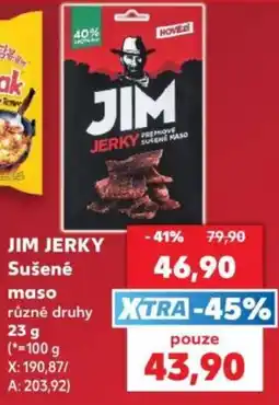 Kaufland Jim jerky sušené maso nabídka