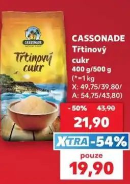 Kaufland Cassonade třtinový cukr nabídka