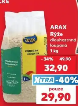 Kaufland Arax rýže dlouhozrnná loupaná nabídka