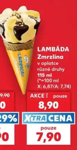 Kaufland Lambáda zmrzlina nabídka