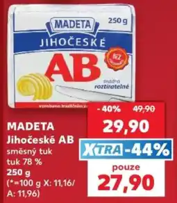 Kaufland Madeta jihočeské ab nabídka