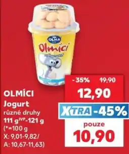Kaufland Olmiči jogurt nabídka