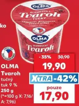 Kaufland Olma tvaroh tučný nabídka