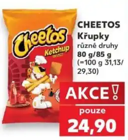 Kaufland Cheetos Křupky různé druhy nabídka