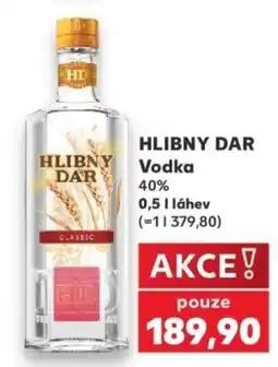 Kaufland Hlibný dar vodka nabídka
