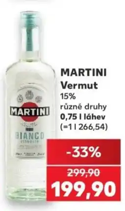 Kaufland Martini Vermut nabídka