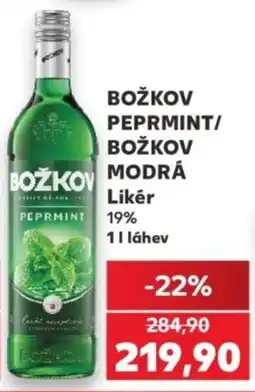 Kaufland Božkov peprmint/božkov modrá nabídka