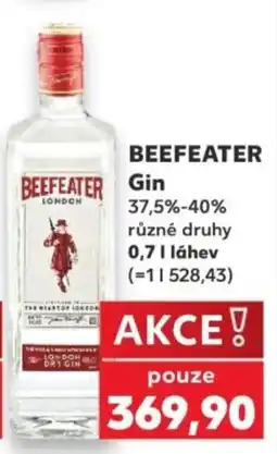 Kaufland Beefeater Gin nabídka