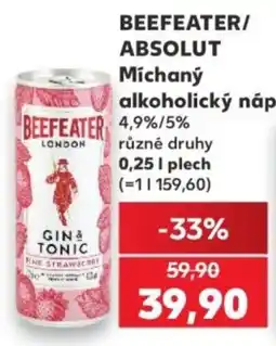 Kaufland Beefeater gin & tonic pink strawberry nabídka